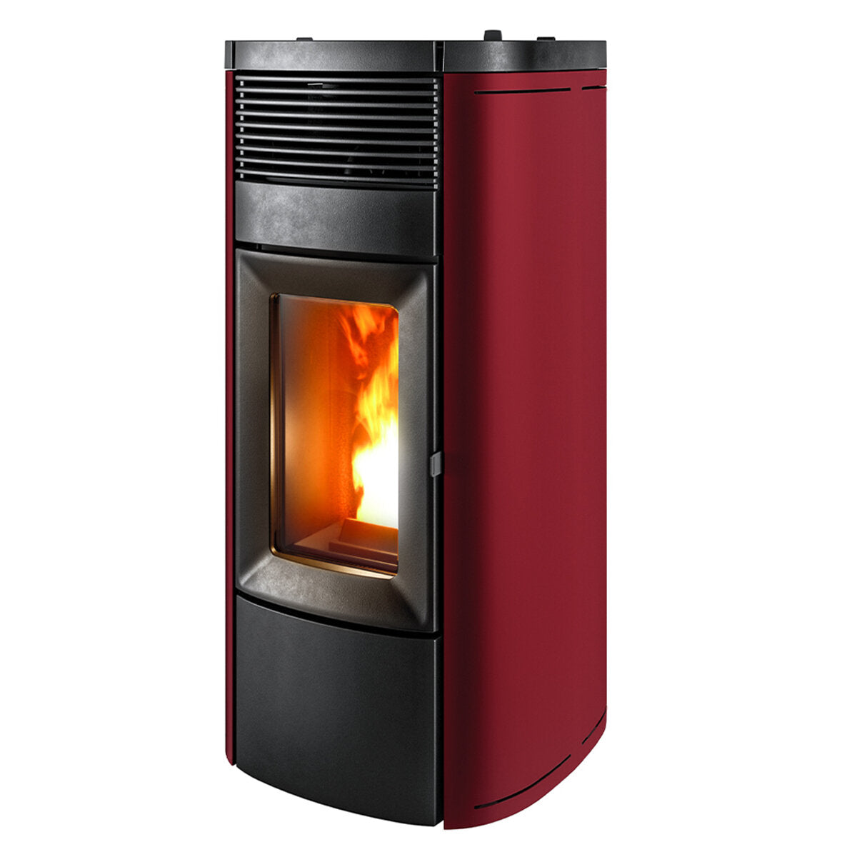 Poêle à pellets canalisable MCZ Musa Comfort Air 14 M2 14 kW bordeaux