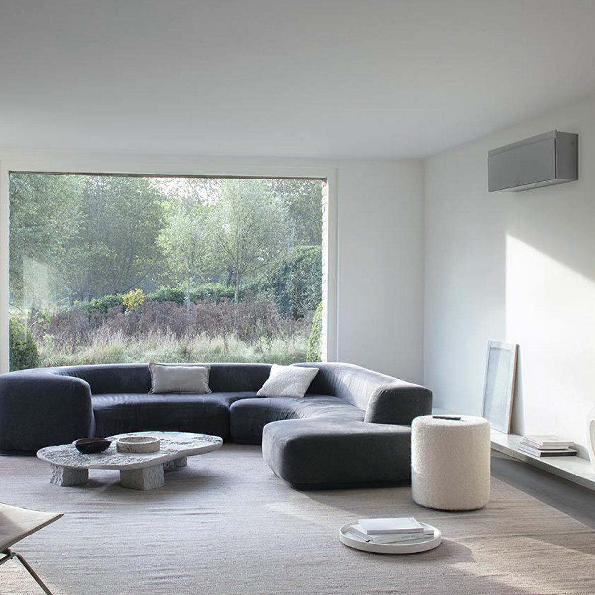 Daikin Emura 3 quadri split air conditioner 7000+7000+9000+18000 BTU inverter A++ wifi outdoor unit 7.4 kW Silver