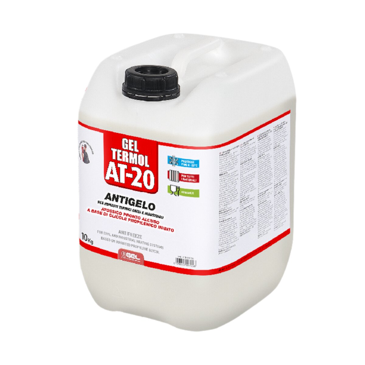 Termol AT-20 Gel-Frostschutzmittel für Heizsysteme – 10 kg Dose