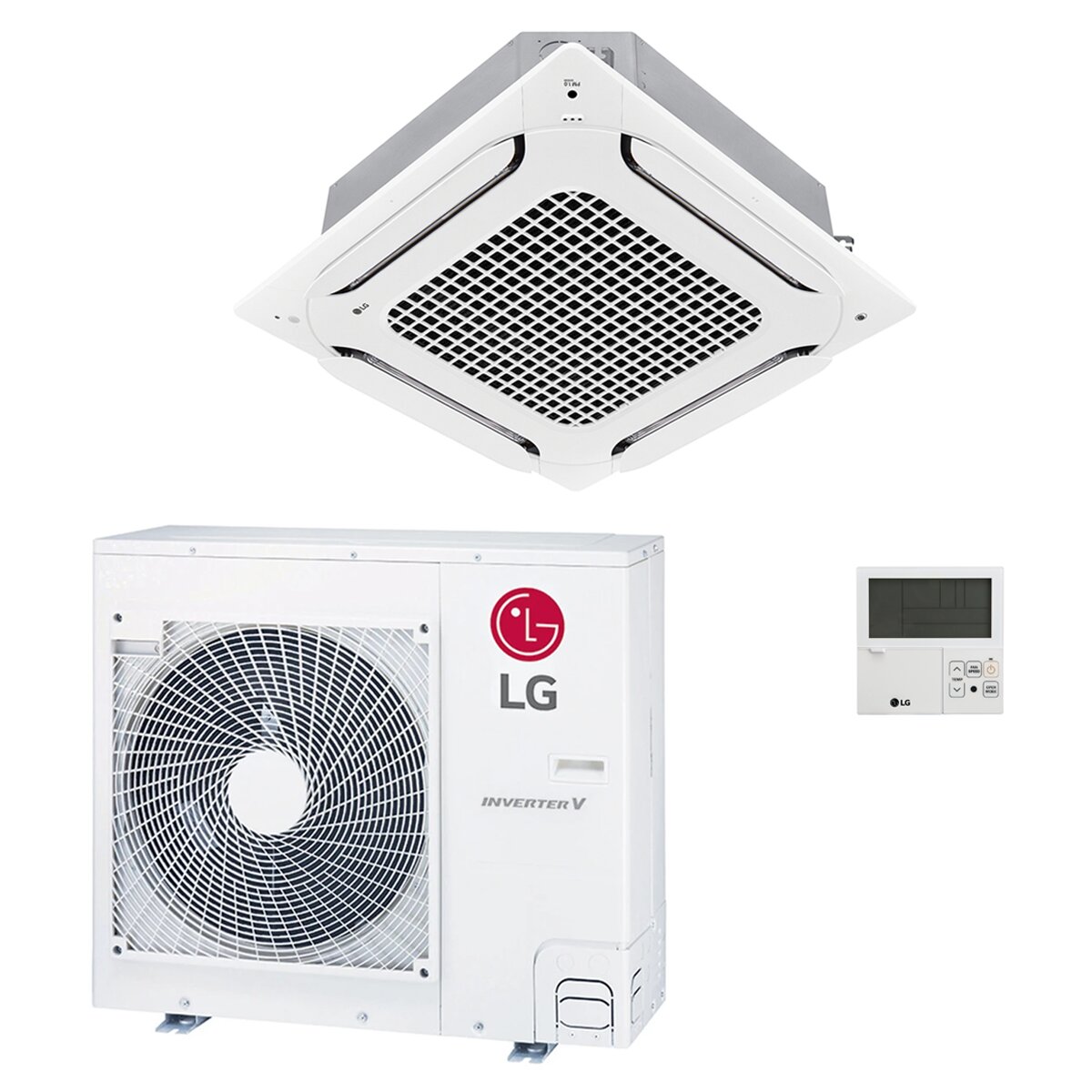 LG 4-Wege-Kassettenklimaanlage CT Standard 24000 BTU R32 Inverter A++/A+