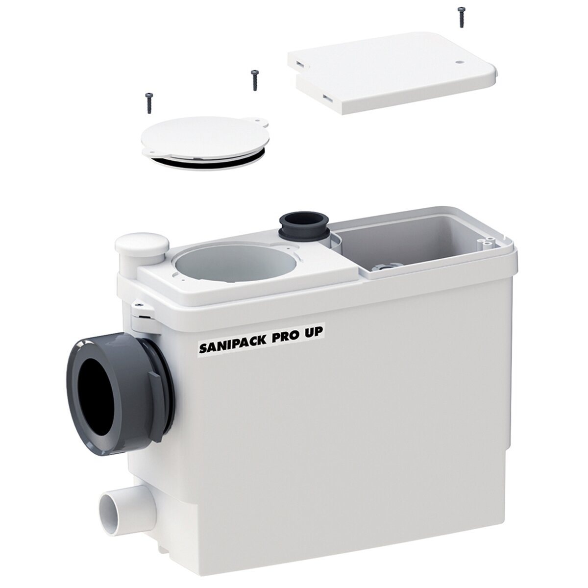 SFA Sanipack Pro UP WC-Zerkleinerer - Eingebaut für Wand-WC, Rückwand-WC, Waschbecken, Bidet, Dusche