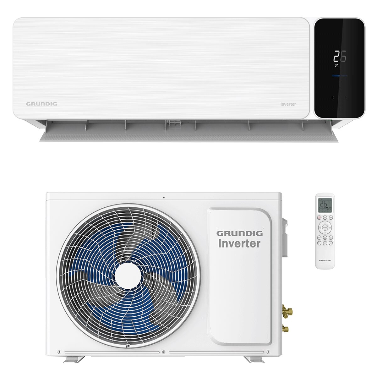 Grundig PROLOGUE GR-4 12000 BTU R32 Inverter WiFi A++/A+ Air Conditioner
