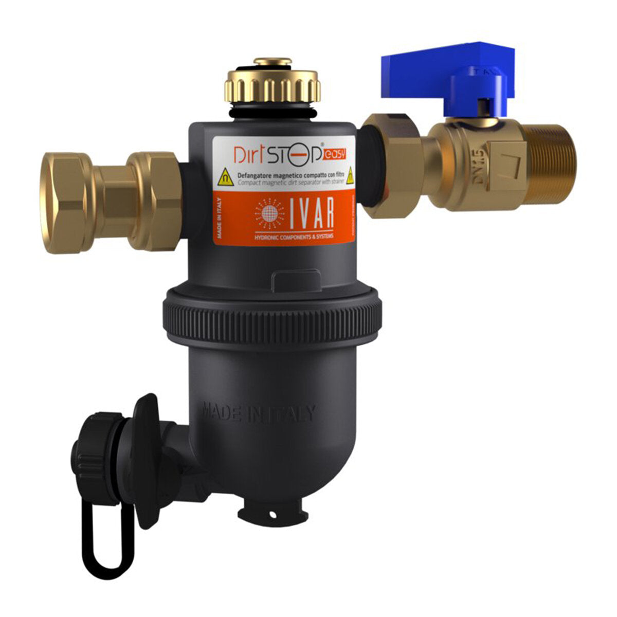 Kit d'installation chaudière Immergas avec séparateur de saletés - distributeur de polyphosphate - neutraliseur de condensats - évacuation des fumées coaxiale