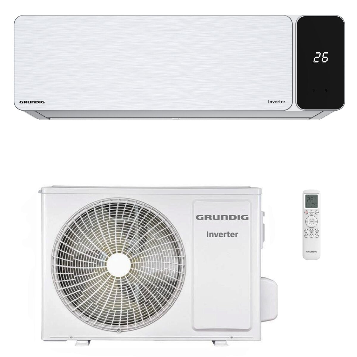 Climatiseur Grundig PROLOGUE GR-9 12 000 BTU R32 Inverter WiFi A+++/A++