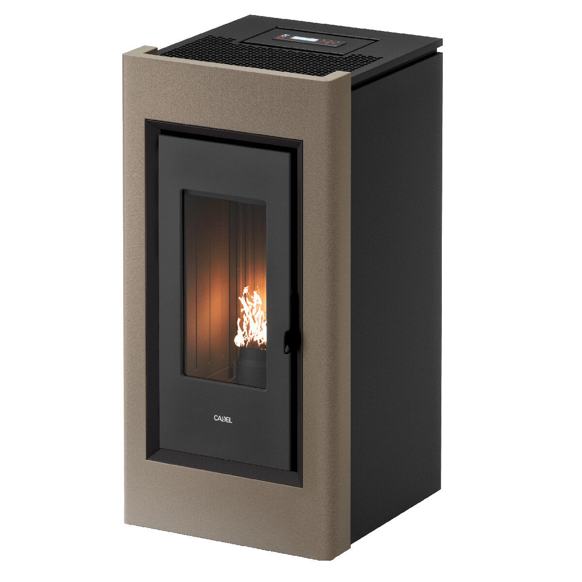 Poêle à granulés CADEL Prince 11 kW, couleur bronze clair, avec Wi-Fi