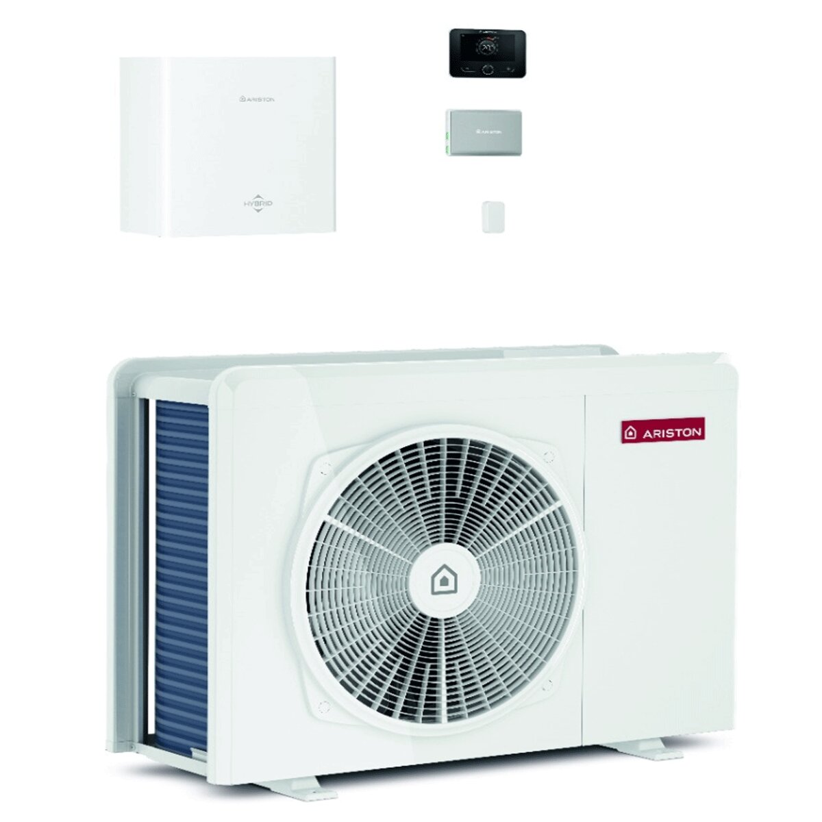 Ariston Nimbus M Hybrid Universal Net R32 5 kW single-phase inverter A++ WiFi air-water heat pump