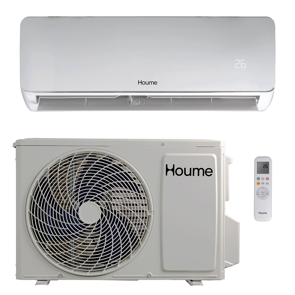 Climatiseur Houme Elèa Flow 12 000 BTU R32 Inverter A++ WiFi