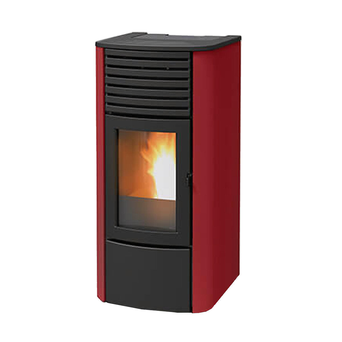 Poêle à pellets MCZ Clio Hydro 23 S1 23 kW eau bordeaux
