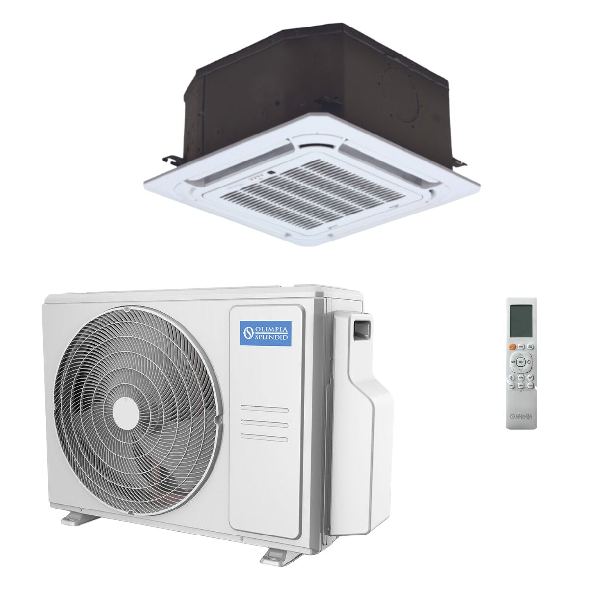 Olimpia Splendid Nexya S6 E Kassetten-Kompaktklimaanlage 18000 BTU R32 Inverter A++/A+