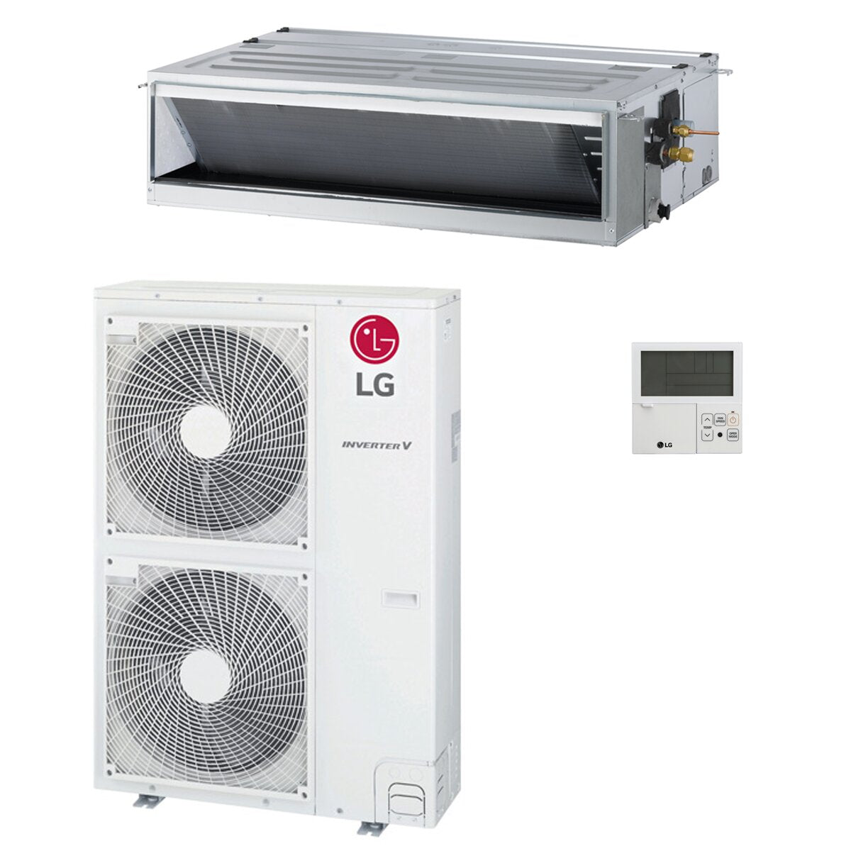 LG Kanalklimaanlage UM Standard 48000 BTU R32 Inverter - HOHE DRUCKHÖHE