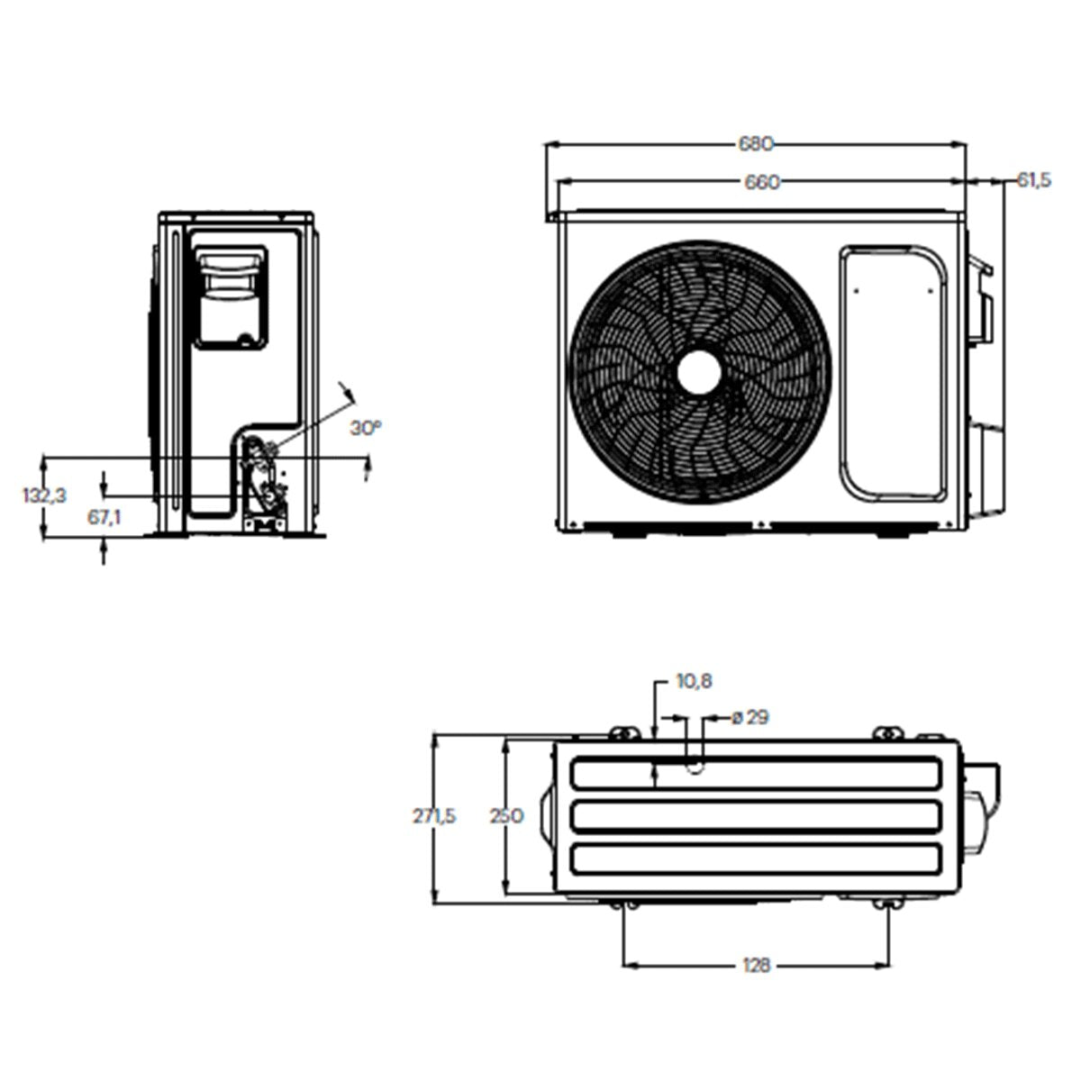 Grundig PROLOGUE GR-4 9000 BTU R32 Inverter A++/A+ Outdoor Unit