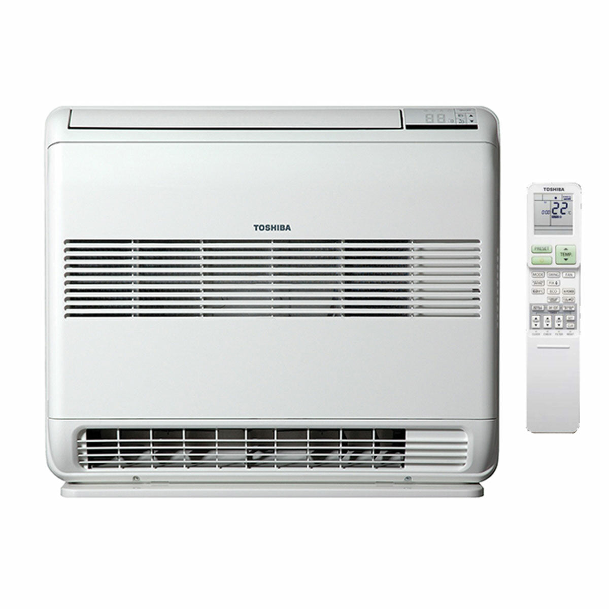 Toshiba Console J2 Dual-Split-Klimagerät 9000 + 12000 BTU Inverter A++ Außengerät 5,2 kW