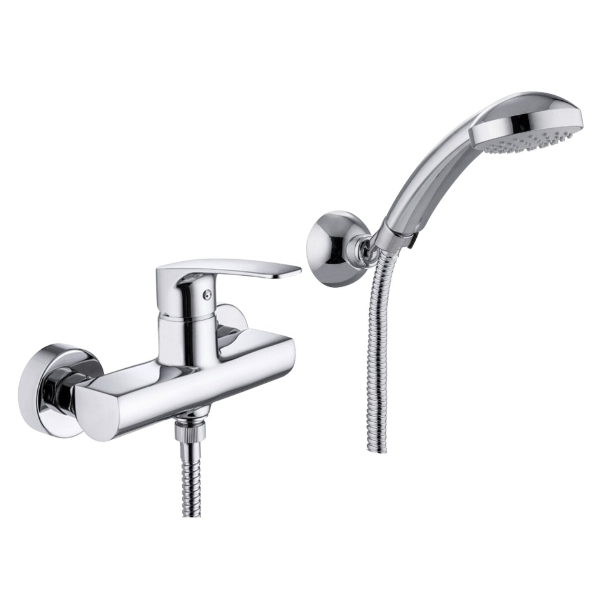 Paffoni LIME LM168D shower mixer – Complete with hand shower and bracket