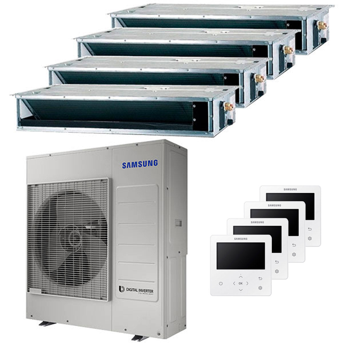 Samsung air conditioner ductable quad split 12000 + 12000 + 12000 + 12000 BTU inverter A ++ outdoor unit 10 kW