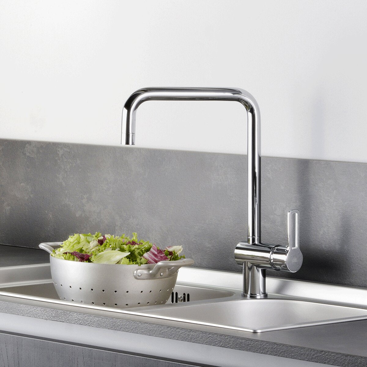 Paffoni RINGO RIN 980 sink mixer with 2-fold hose spout