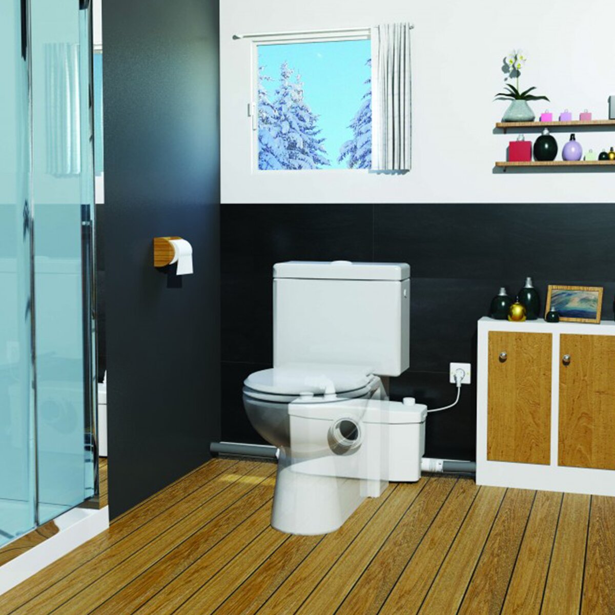 SFA Saniplus UP WC-Zerkleinerer - für komplette Badezimmer