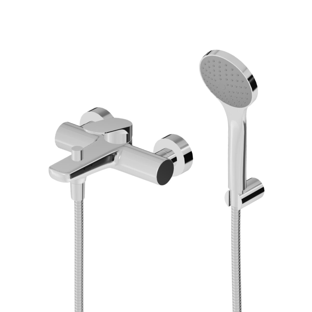 Zucchetti NIKKO ZKK490 Bad-Brausebatterie – Chrom-Finish