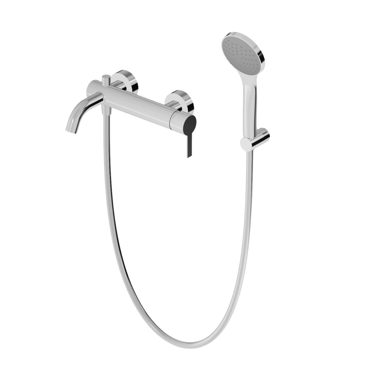 Zucchetti GILL ZGL139 Badewannen-Duscharmatur – Chrom-Ausführung