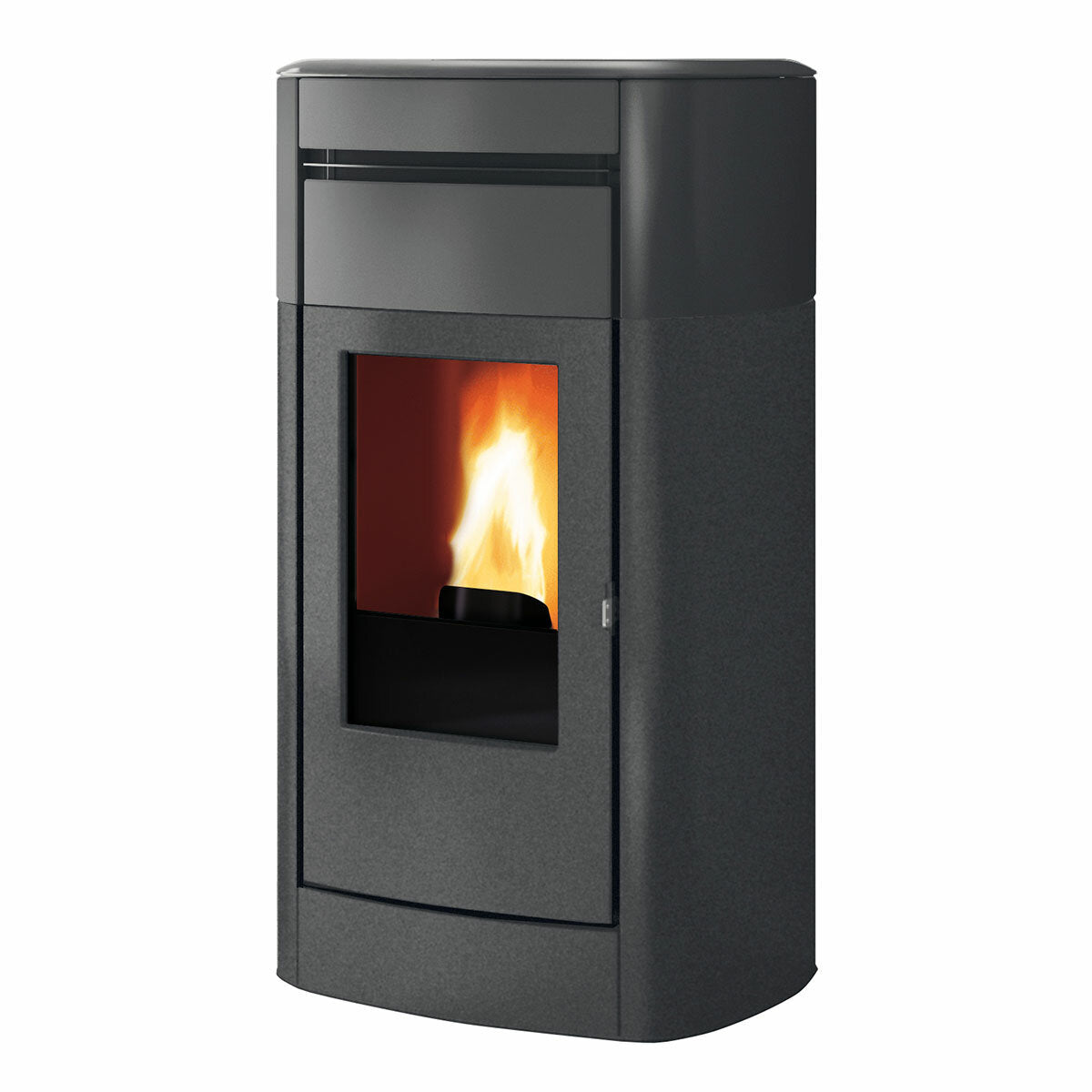 Edilkamin Vyda2 H 22 Up 22.8 kW Idro WiFi pellet stove Dark gray