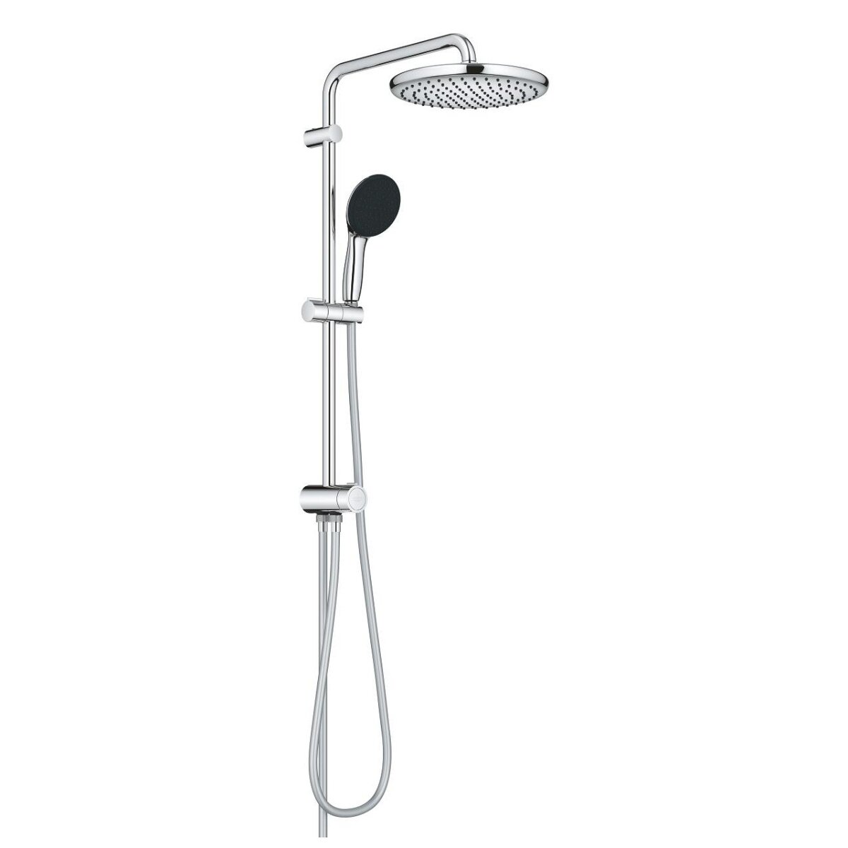 Grohe Vitalio Start System 250 shower column with flexible shower system and diverter