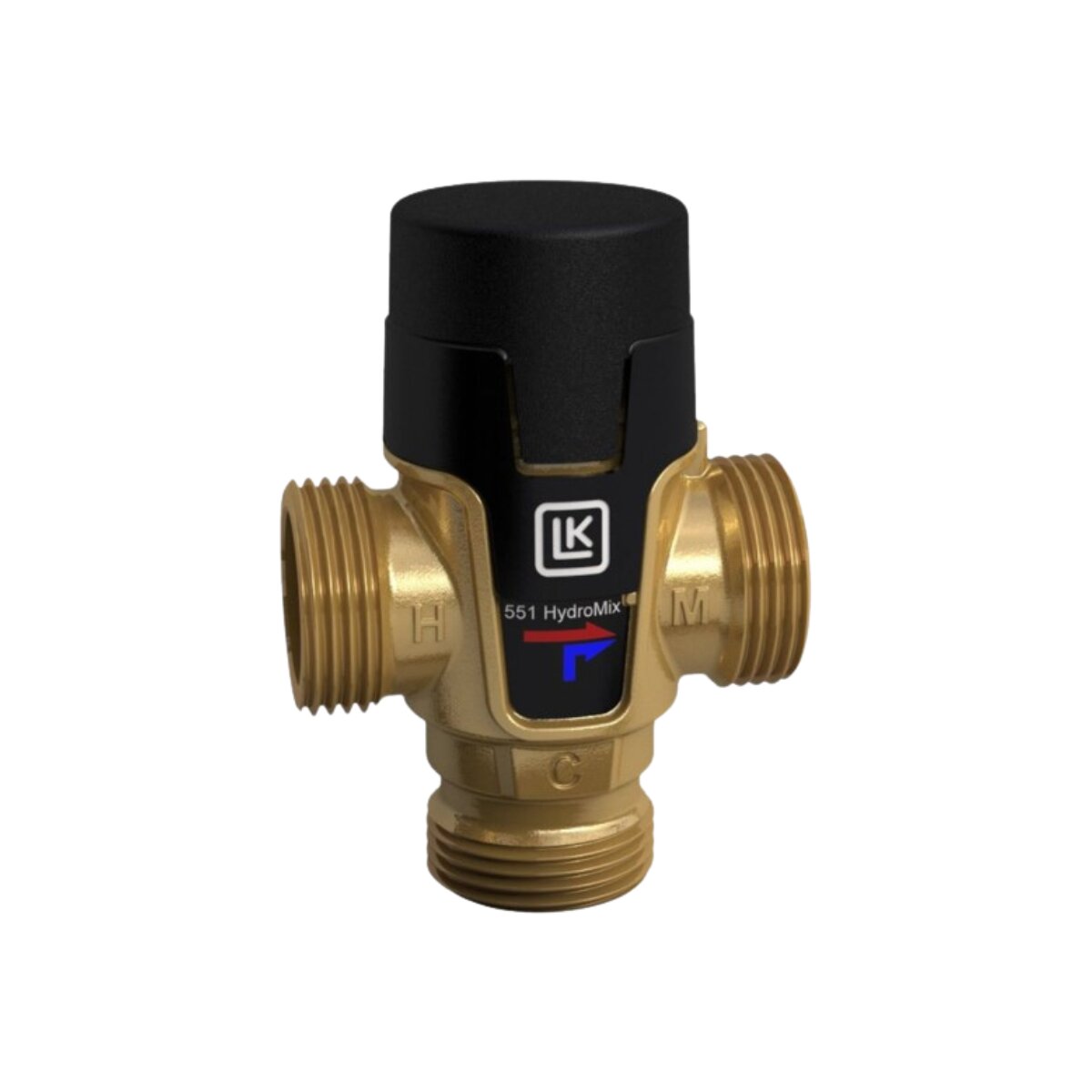 Maxiflame LK 551 HydroMix M¾ Thermostatic Mixing Valve 35-65°C with G½ x¾ connection kit