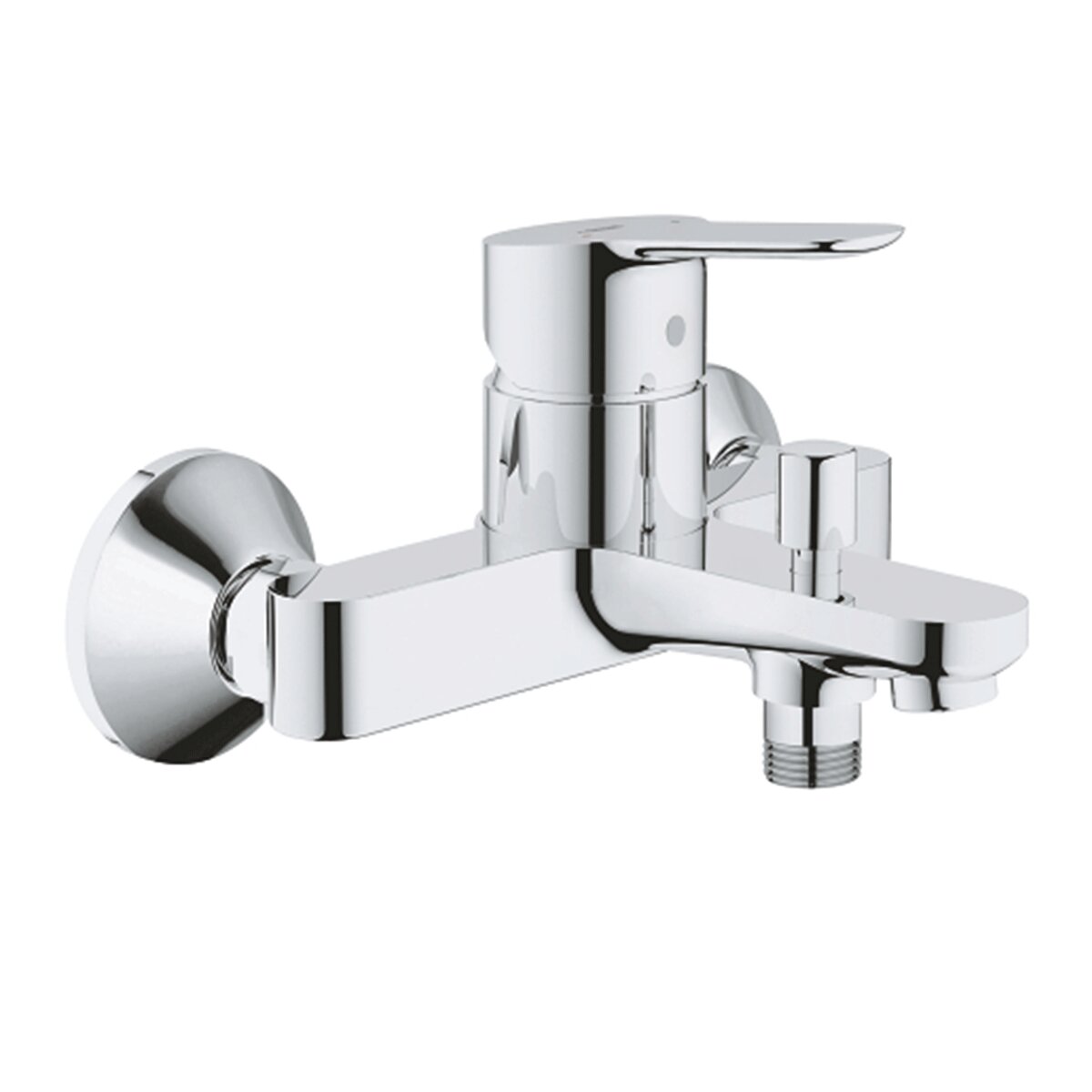Grohe BauEdge Wannenarmatur mit Einhebel-Umstellung