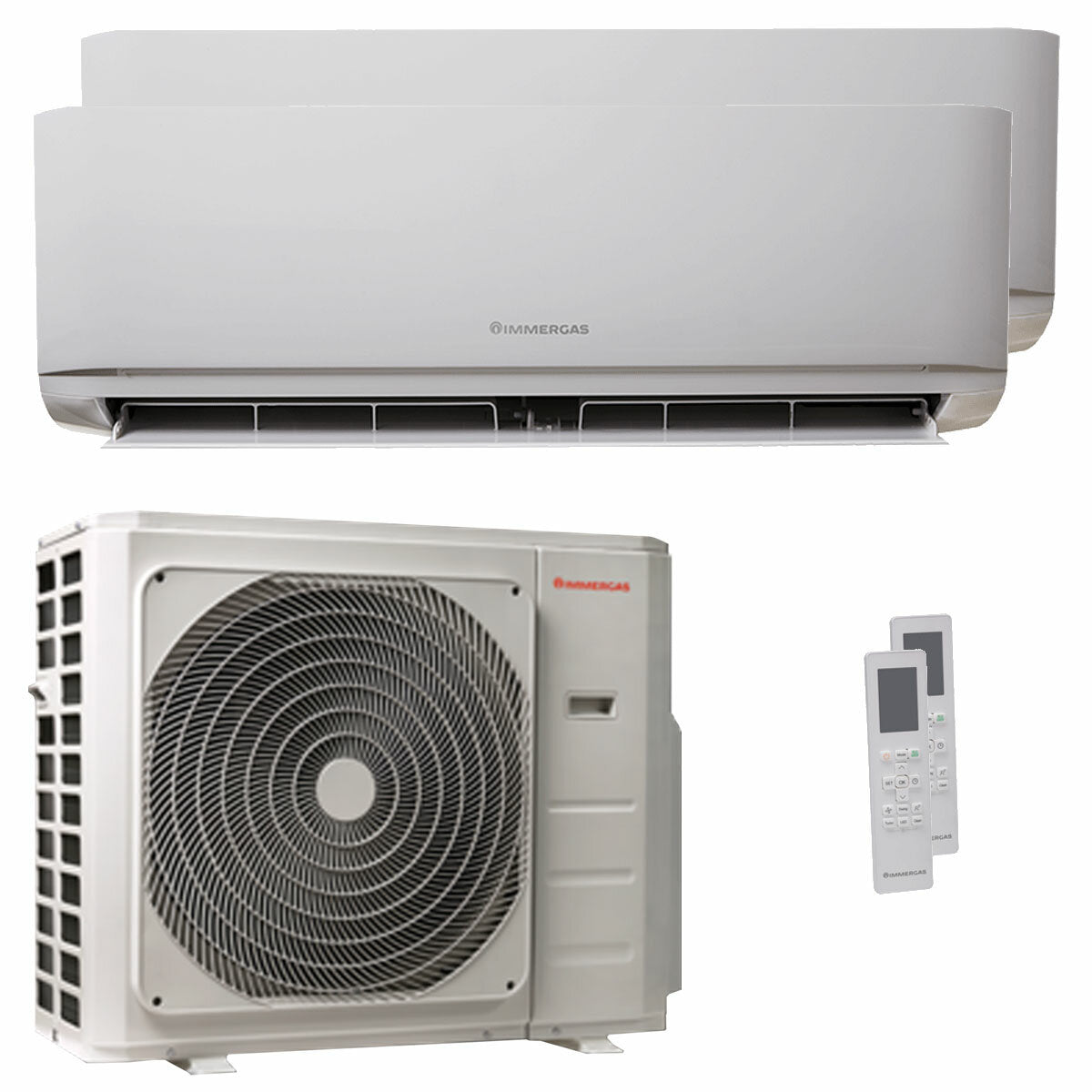 Immergas THOR Dual-Split-Klimaanlage 9000+9000 BTU Inverter A++ Außeneinheit 6,2 kW
