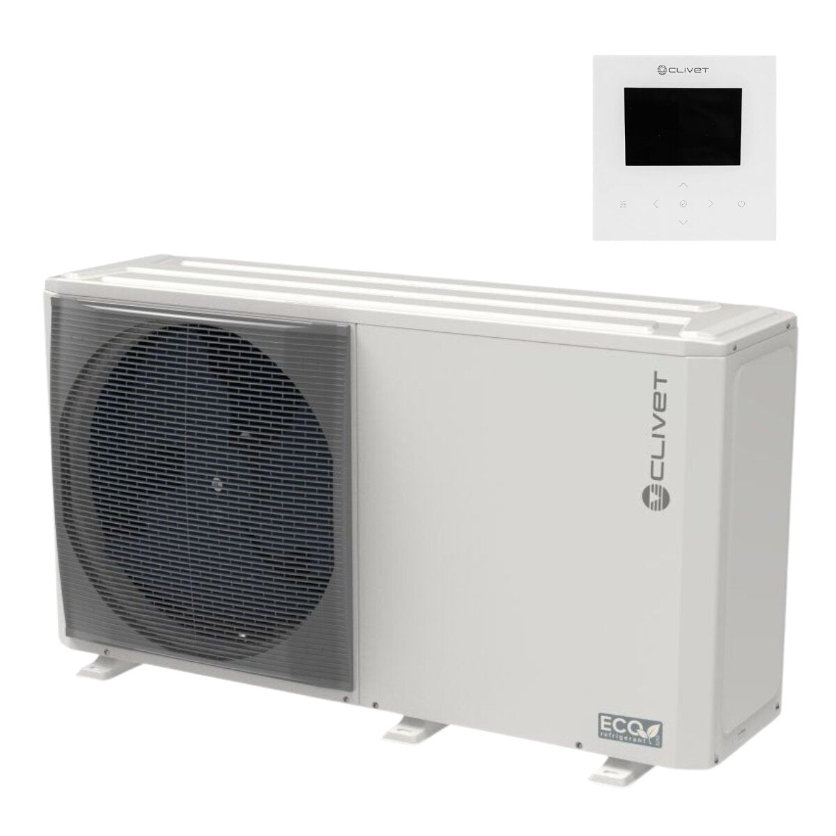 Clivet Edge F 12kW R290 WiFi A+++ Air-to-Water Heat Pump - SINGLE-PHASE MONOBLOCK