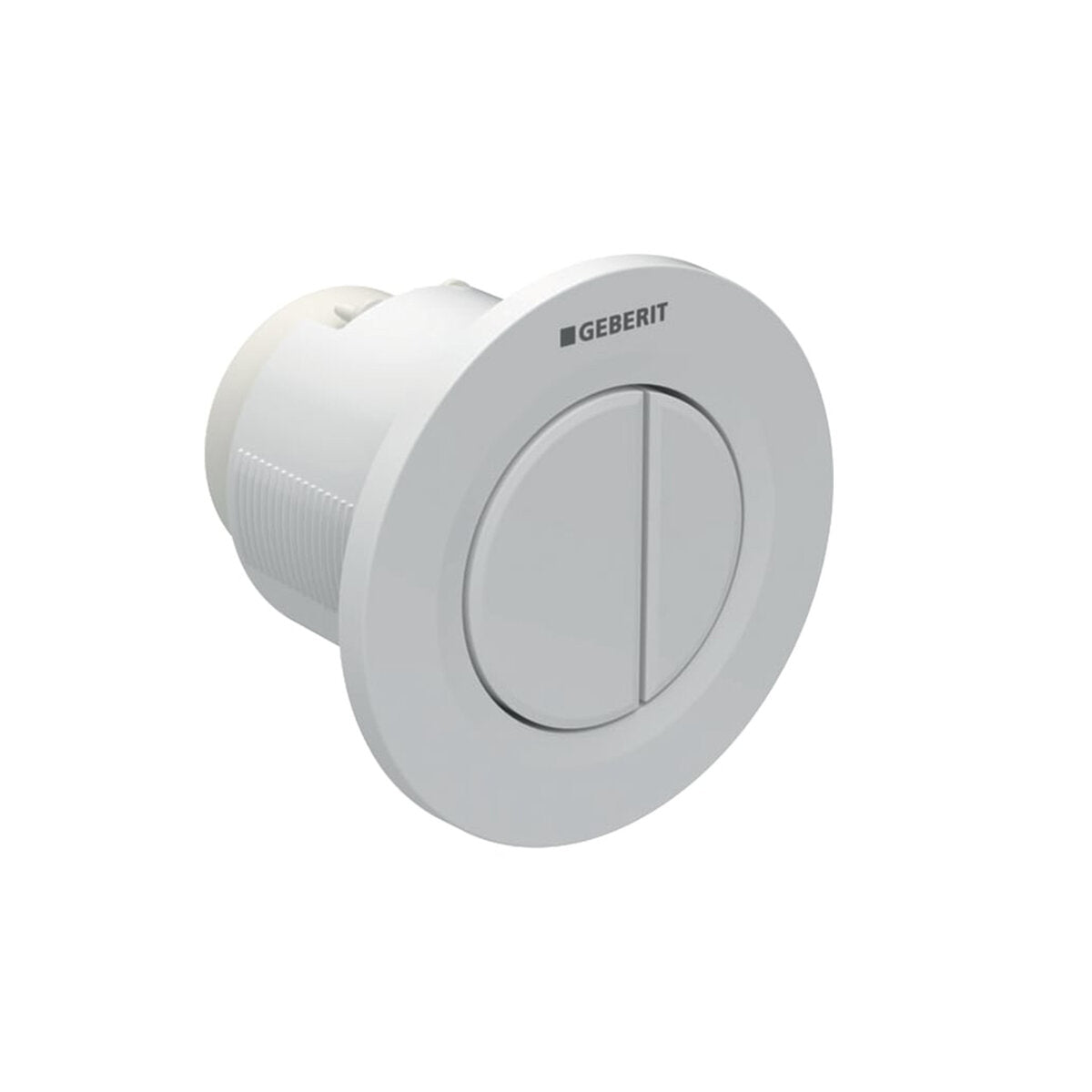 Geberit Typ 01 pneumatischer Einbautaster für Zwei-Mengen-Spülung