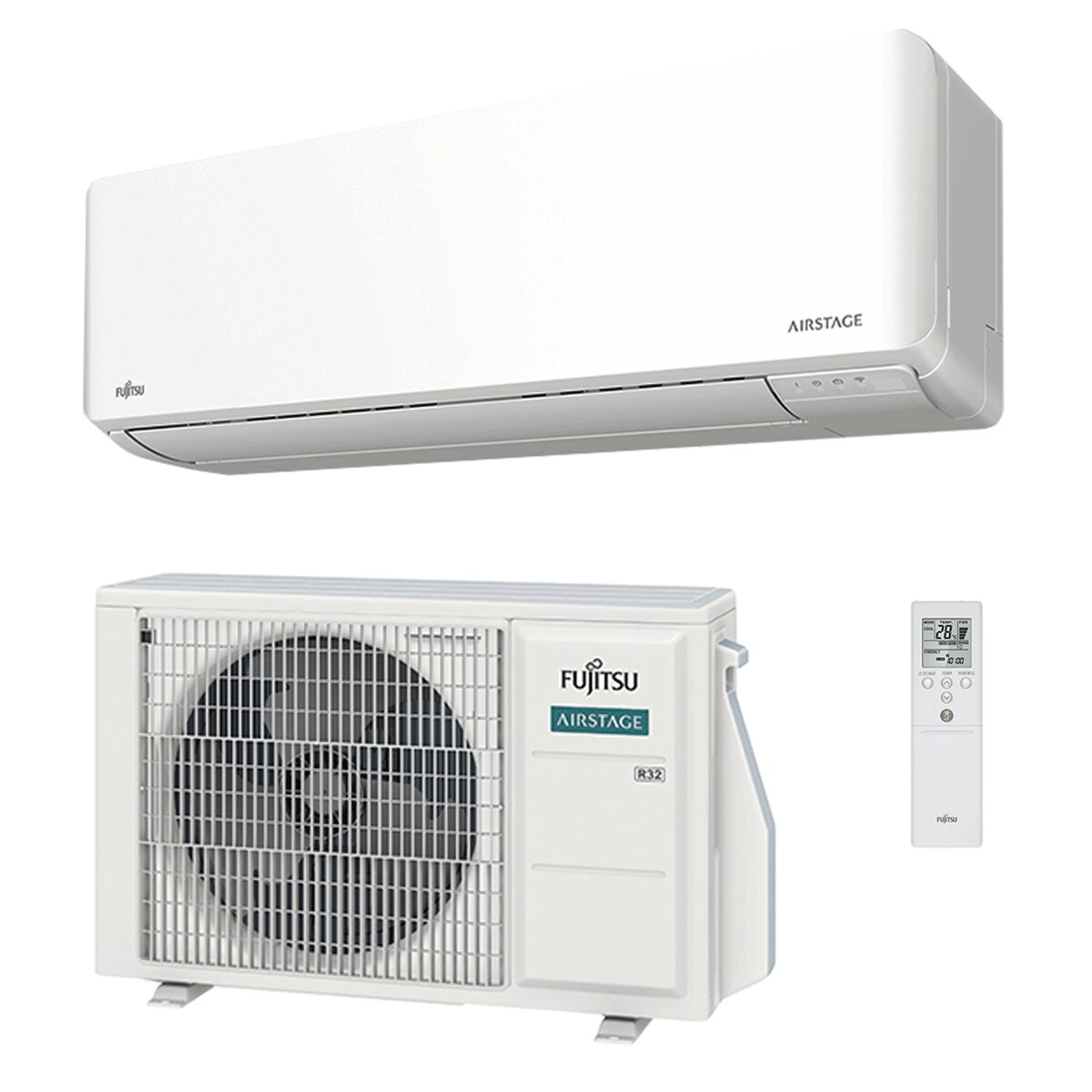 Climatiseur Fujitsu série KMCG WiFi 9000 BTU R32 Onduleur A++