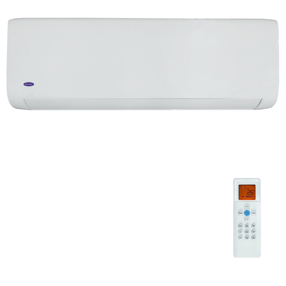 Carrier 42QHG Dual Split Klimaanlage 9000 + 12000 BTU externer A++ Wechselrichter 5,3 kW