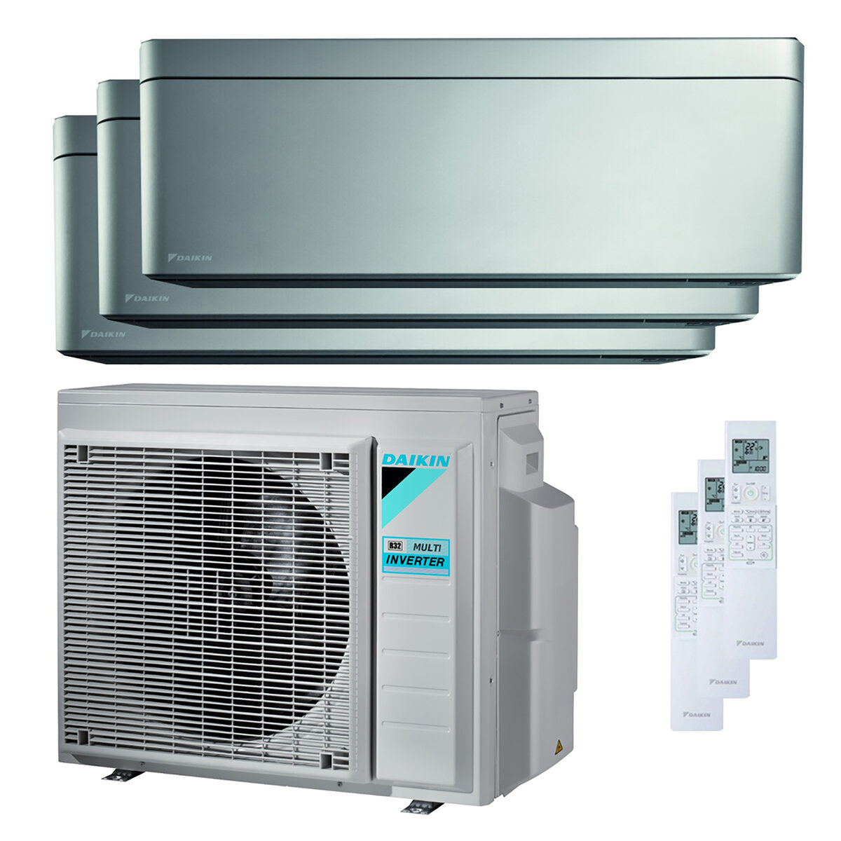 Daikin Stylish trial split 5000 + 5000 + 5000 BTU air conditioner A +++ wifi outdoor unit 4.0 kW