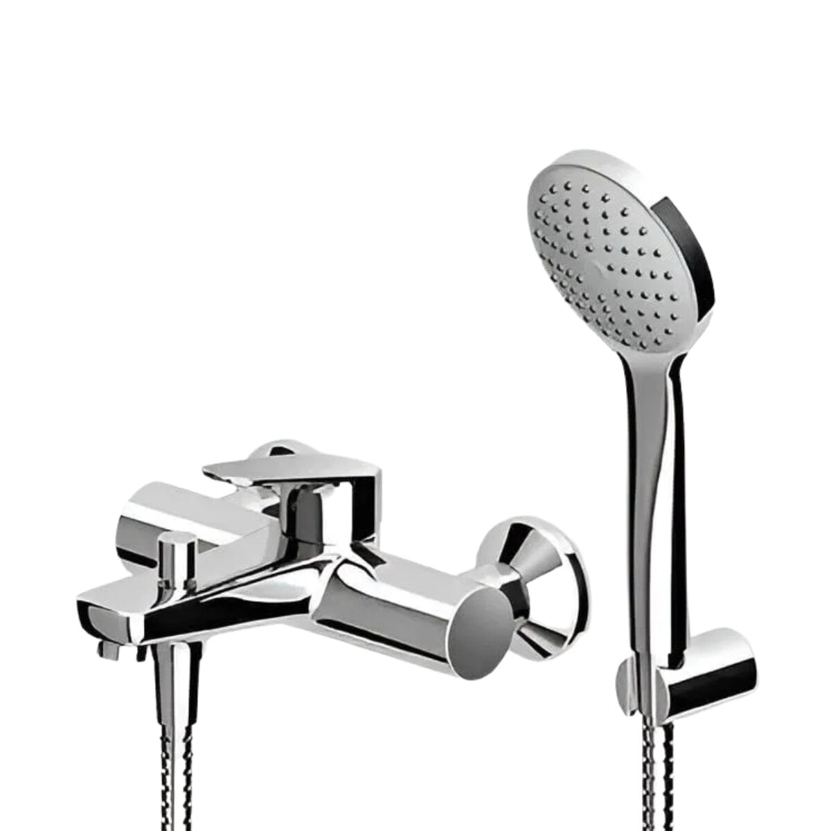 Zucchetti RIVO ZRV490 Wannen-Brausebatterie – Chrom-Finish