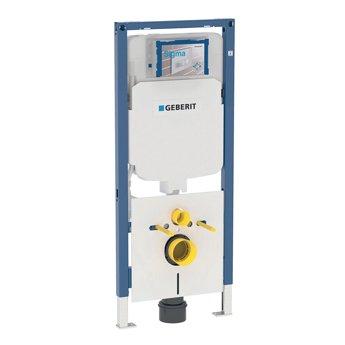 Geberit Sigma 8 built-in cistern with Duofix installation module for 114 cm wall-hung toilet