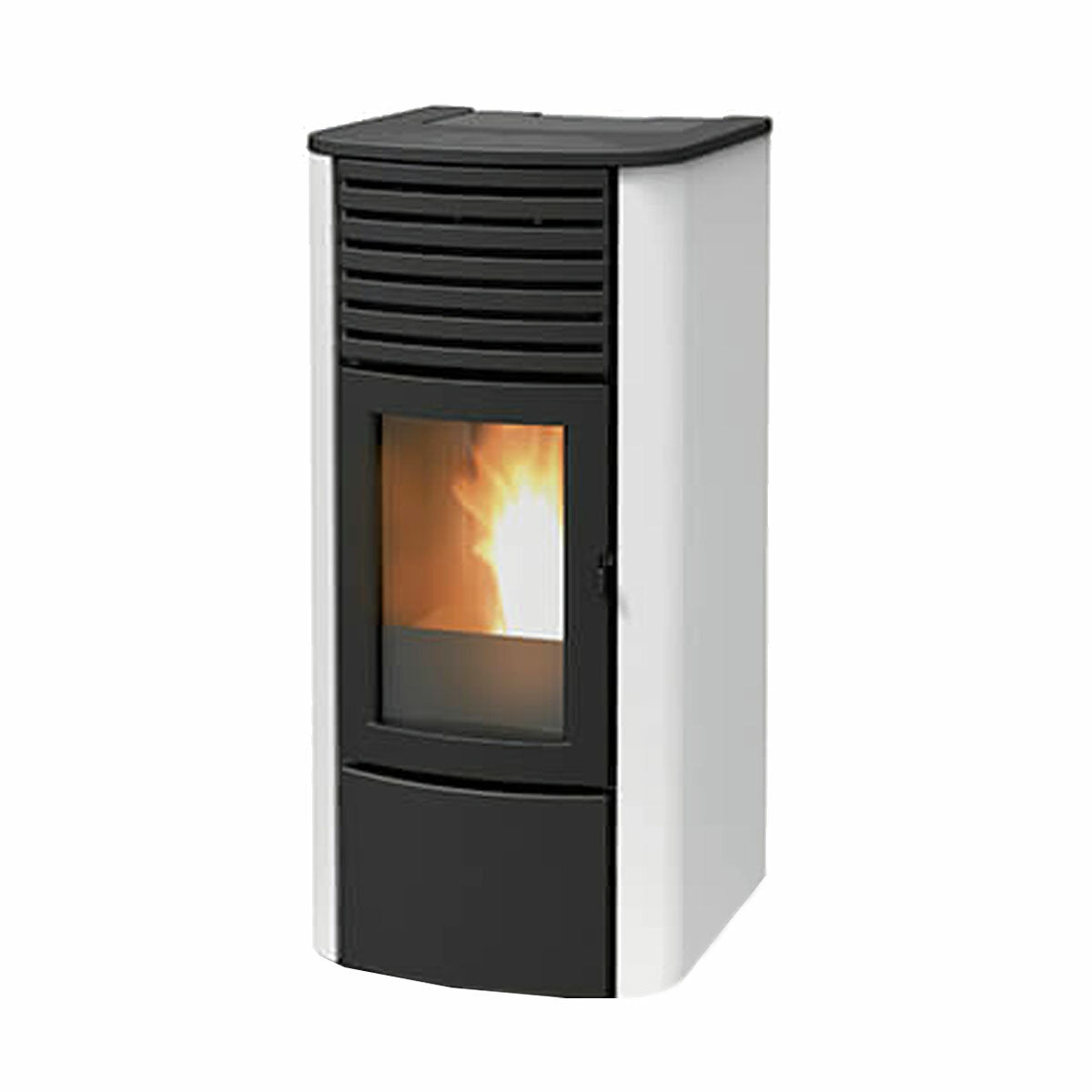 Poêle à pellets MCZ Clio Hydro 23 S1 23 kW eau blanche