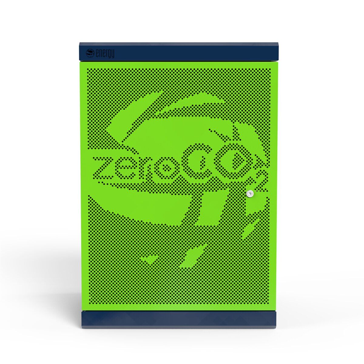 Energy Zero CO2 Rackschrank Sun Box 19 - 16U für Photovoltaik-Speicherbatterien