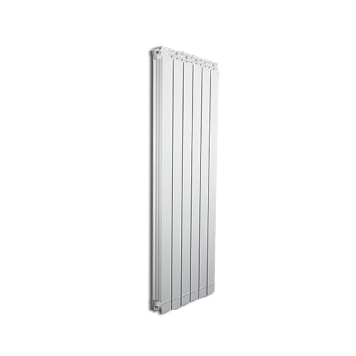 Radiateur d'ameublement Fondital en aluminium 6 éléments GARDA DUAL 80 entraxe 900 mm