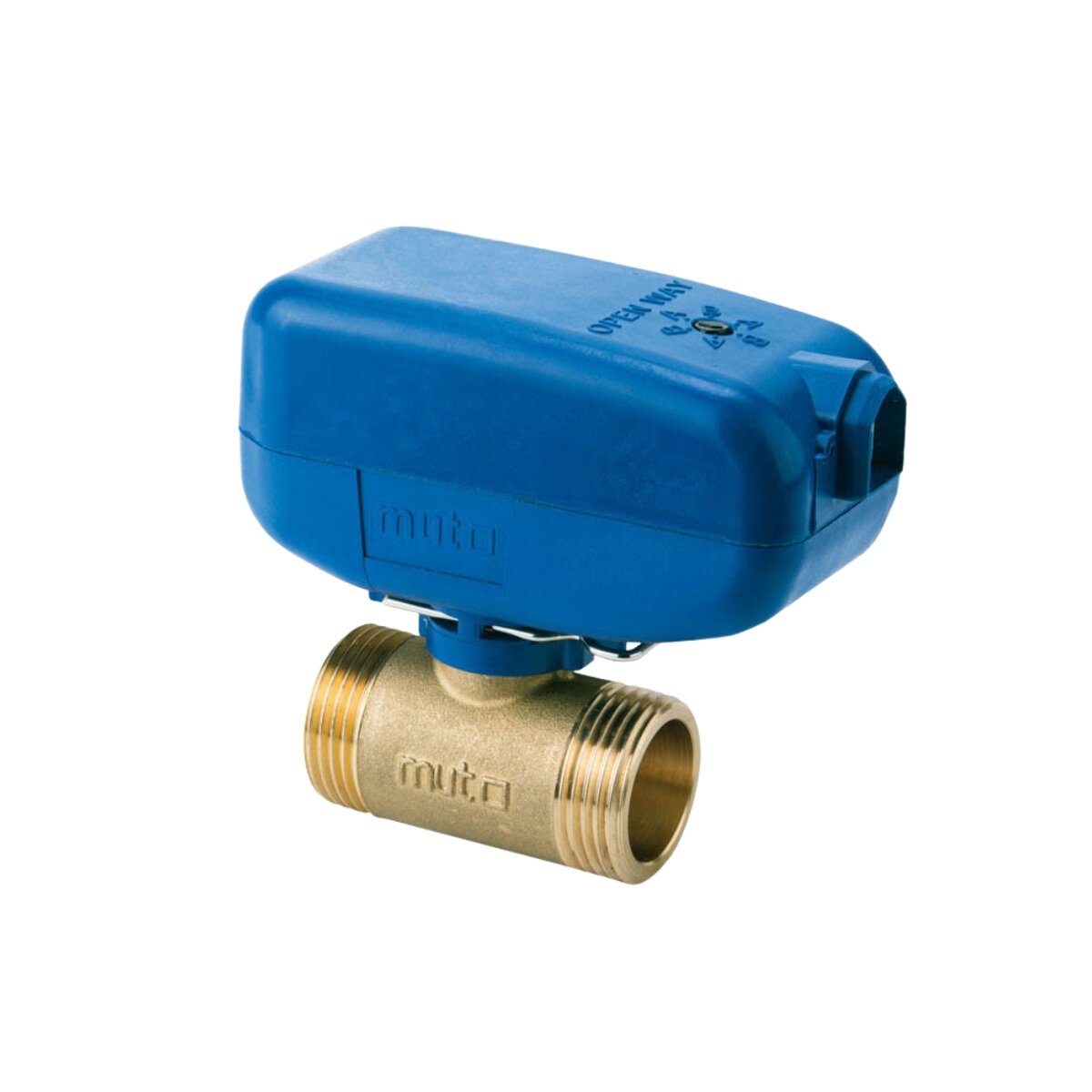 Motorized ball valve MUT TMO 2-way Ø1 M/M 230V with relay