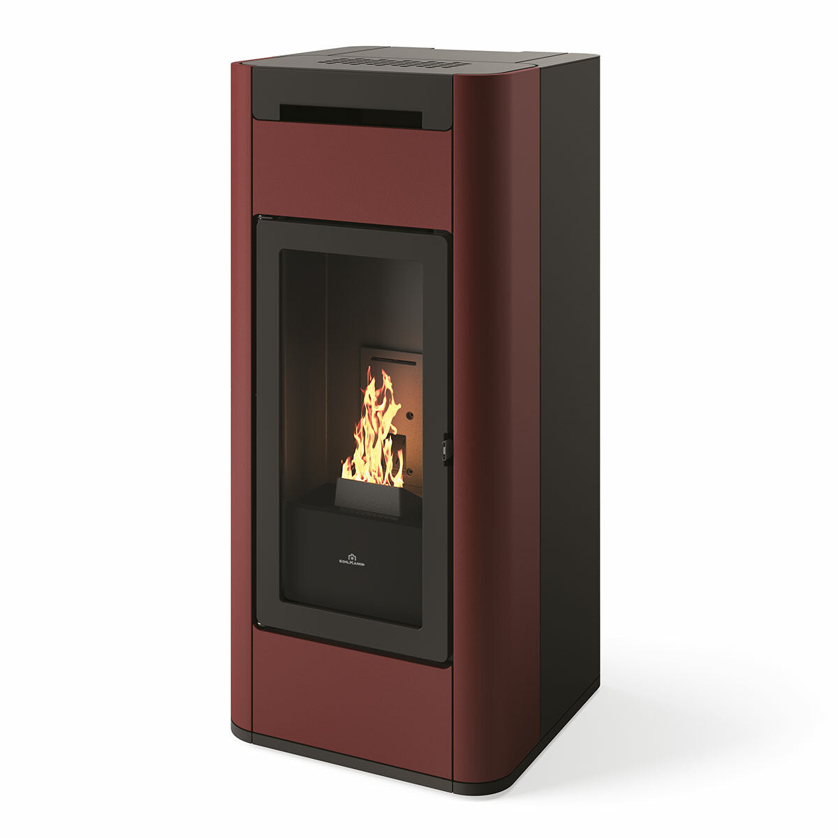 Edilkamin Tera H 30 Evo 30 kW Hydro WiFi Bordeaux pellet stove