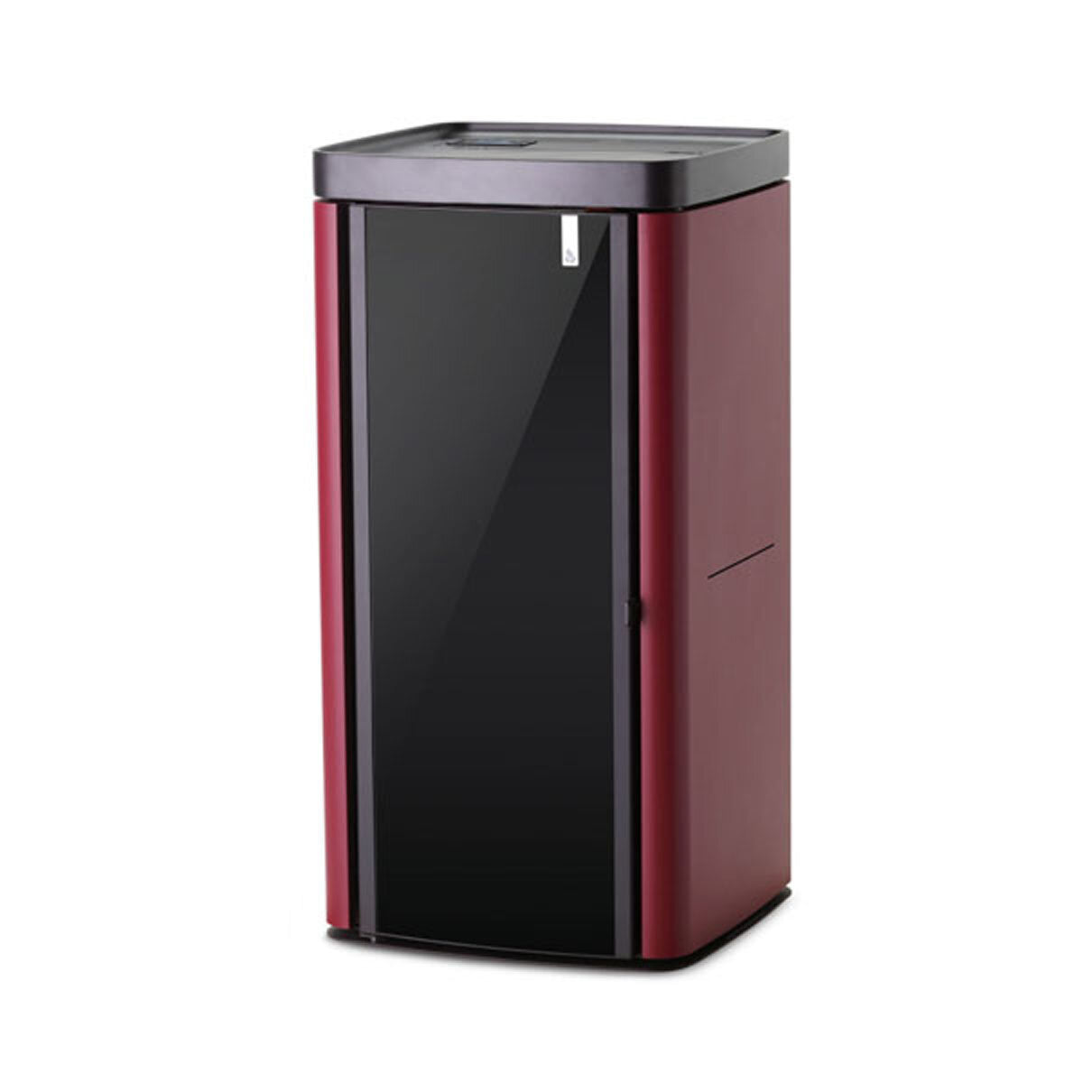 Poêle multi-combustibles Girolami Soft 22 Bordeaux, 22 kW, kit hydro + ECS