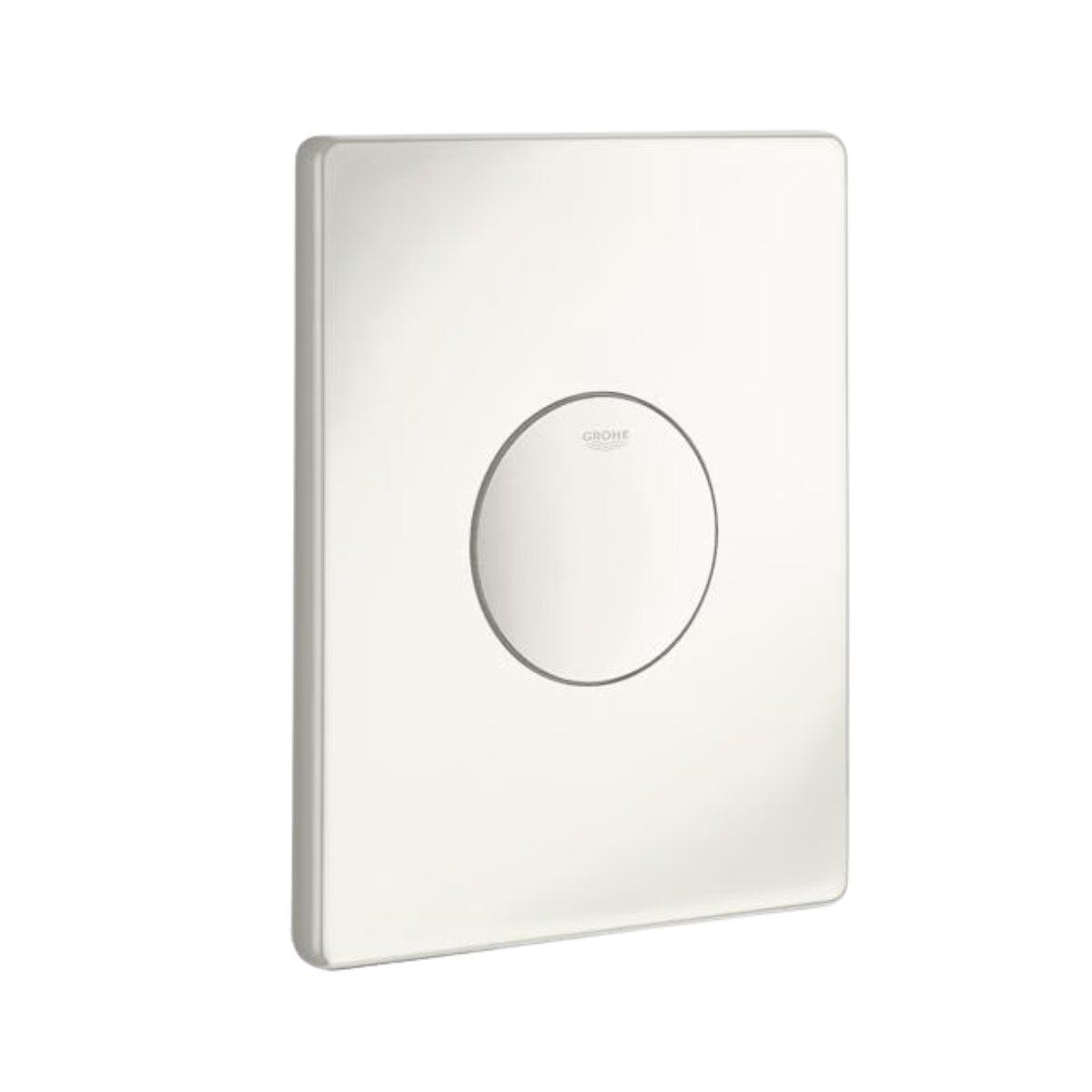 Plaque verticale/horizontale blanche Grohe Skate