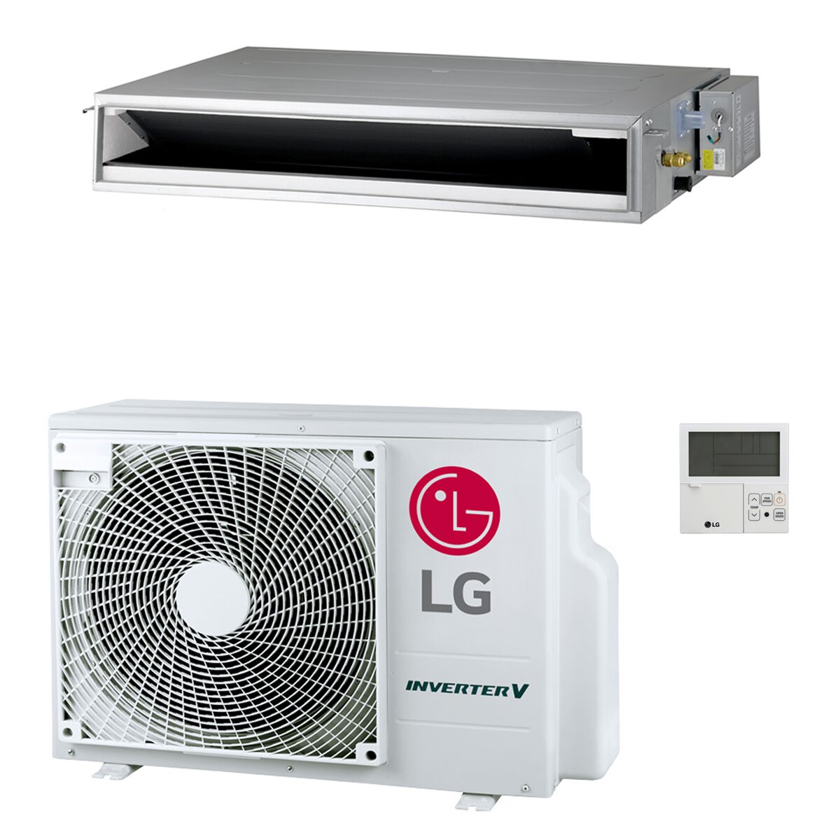 LG Kanalklimaanlage CL Compact 24000 BTU R32 Inverter A+/A+ - NIEDRIGE DRUCKHÖHE