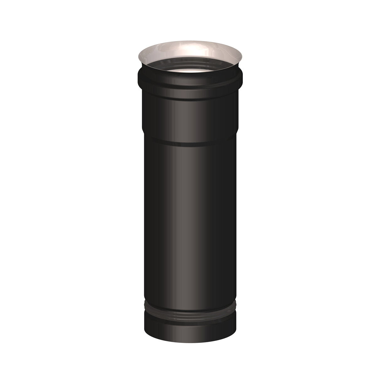 Telescopic element M/F diam. 80 mm for pellet stove and pellet boiler fumes outlet