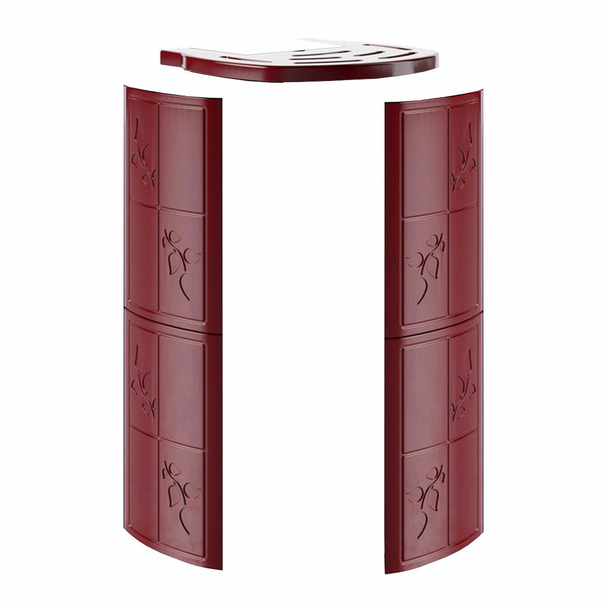 Poêle à pellets Caminetti Montegrappa Alpina M MW24 19,7 kW Idro Bordeaux Poli