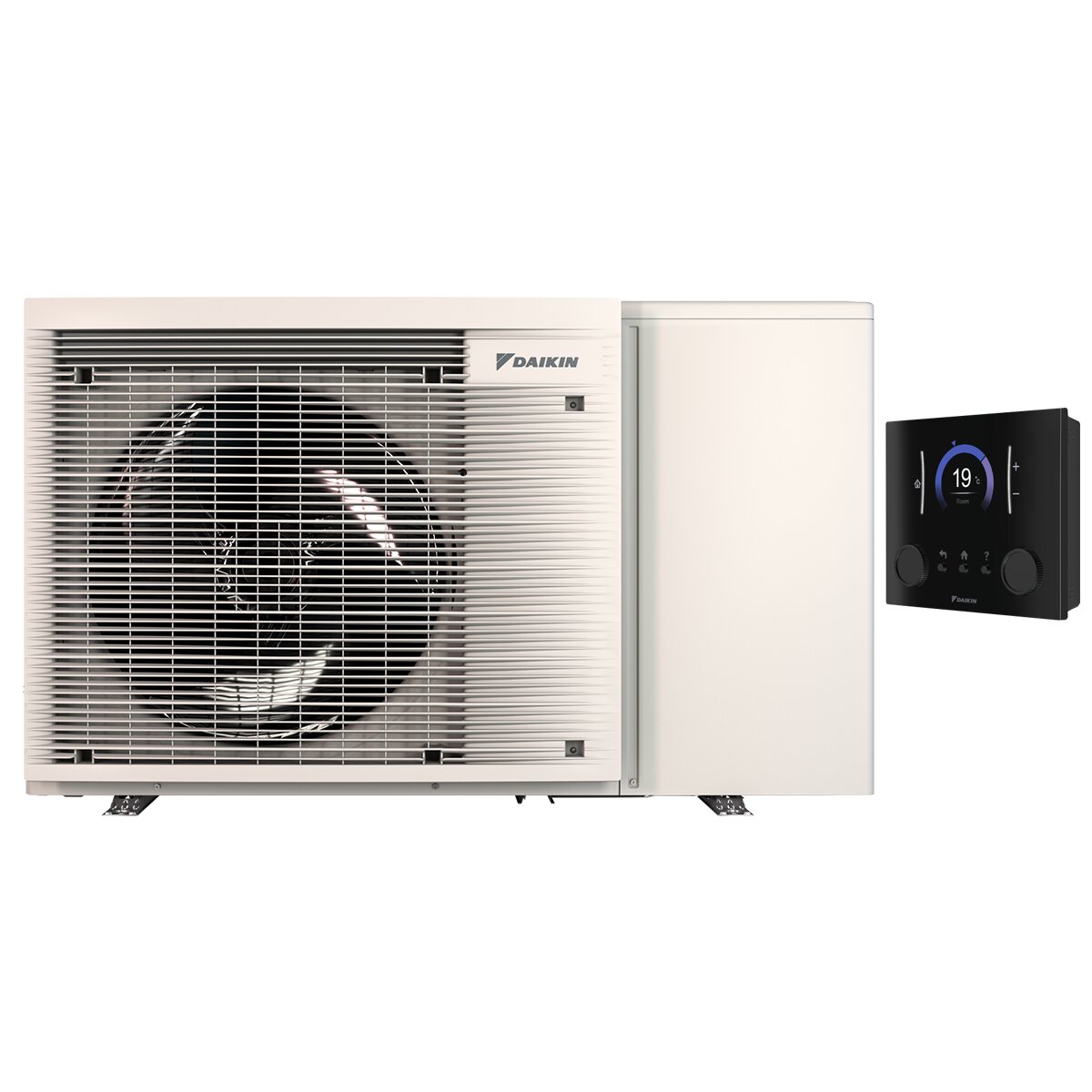 Pompe à chaleur air-eau monophasée Daikin Altherma 3 M EBLA 5,3 kW avec module hydronique