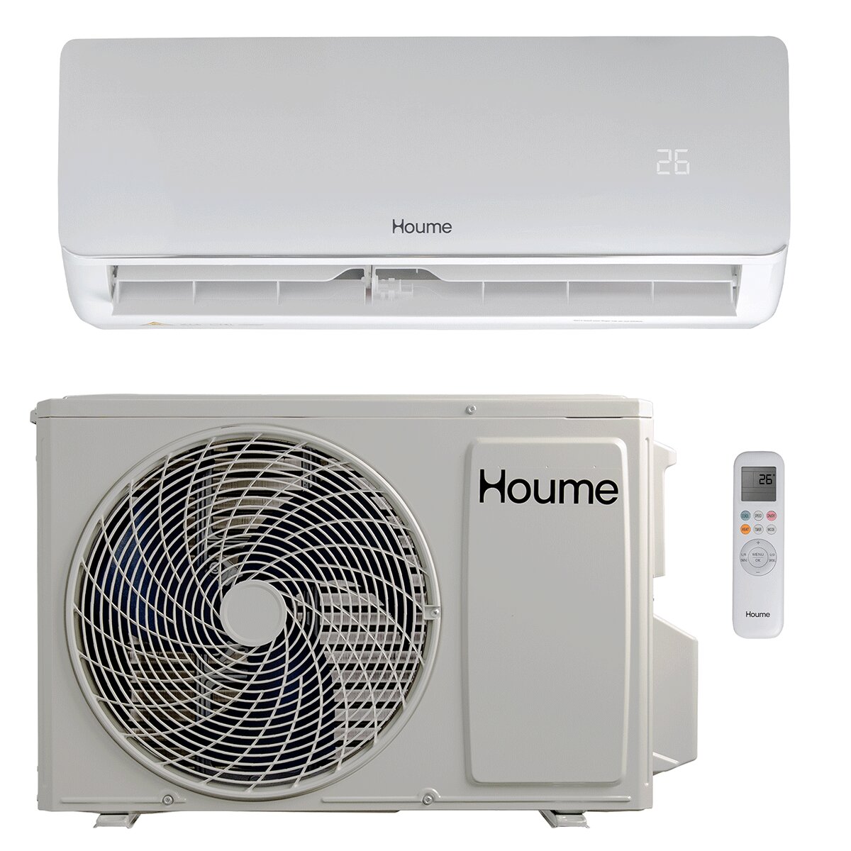 Climatiseur Houme Elèa Flow 9000 BTU R32 Inverter A++ WiFi