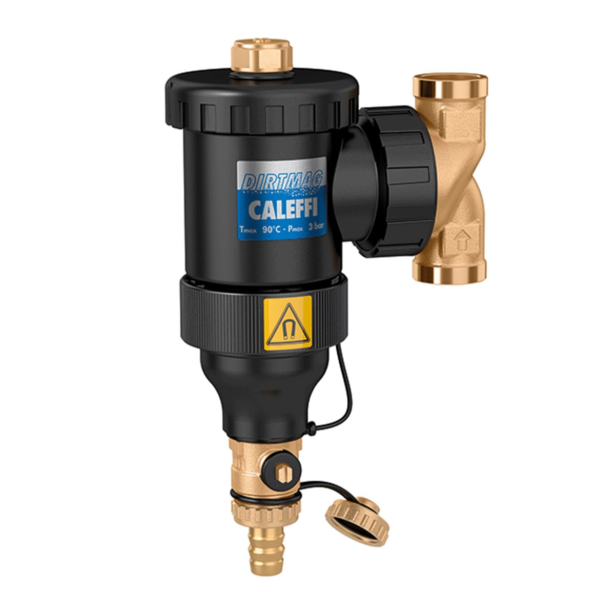 Séparateur de boues Caleffi Dirtmag avec aimant 1" F