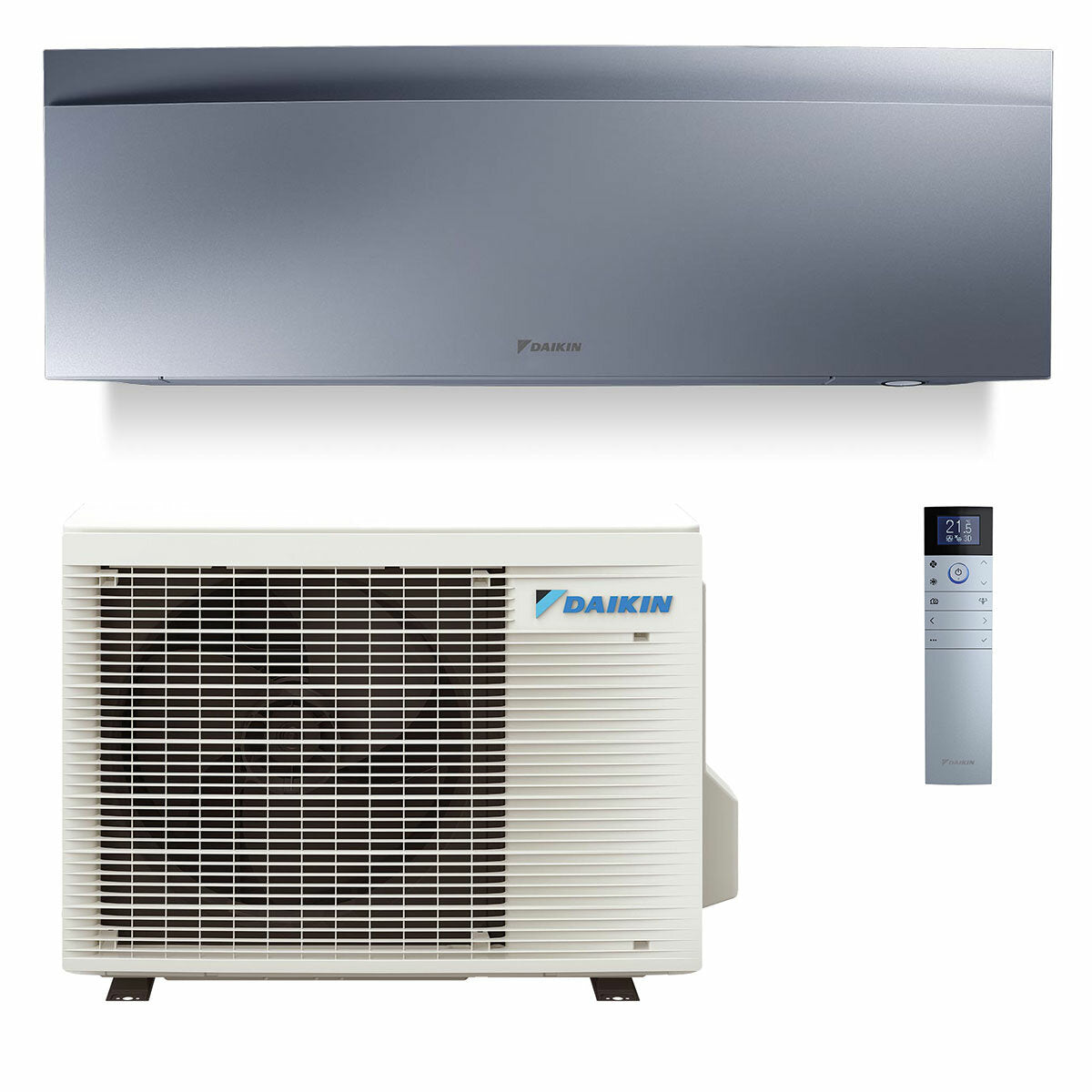 Climatiseur Daikin Emura 3 7000 BTU R32 Inverter A+++ WiFi Argent