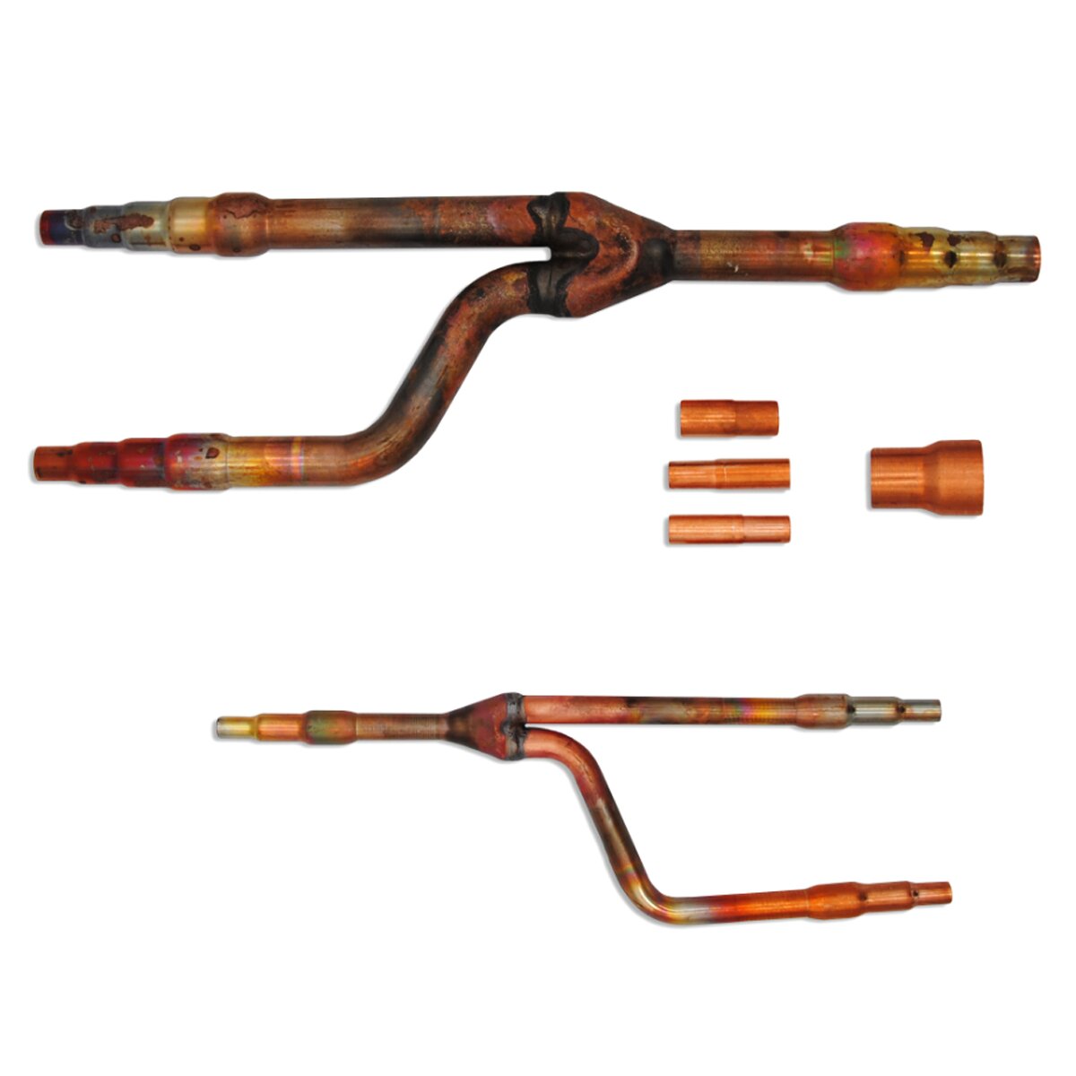 Raccord en Y en cuivre Tecnogas - pour circuits de tuyauterie de réfrigération des systèmes de climatisation VRV et VRF