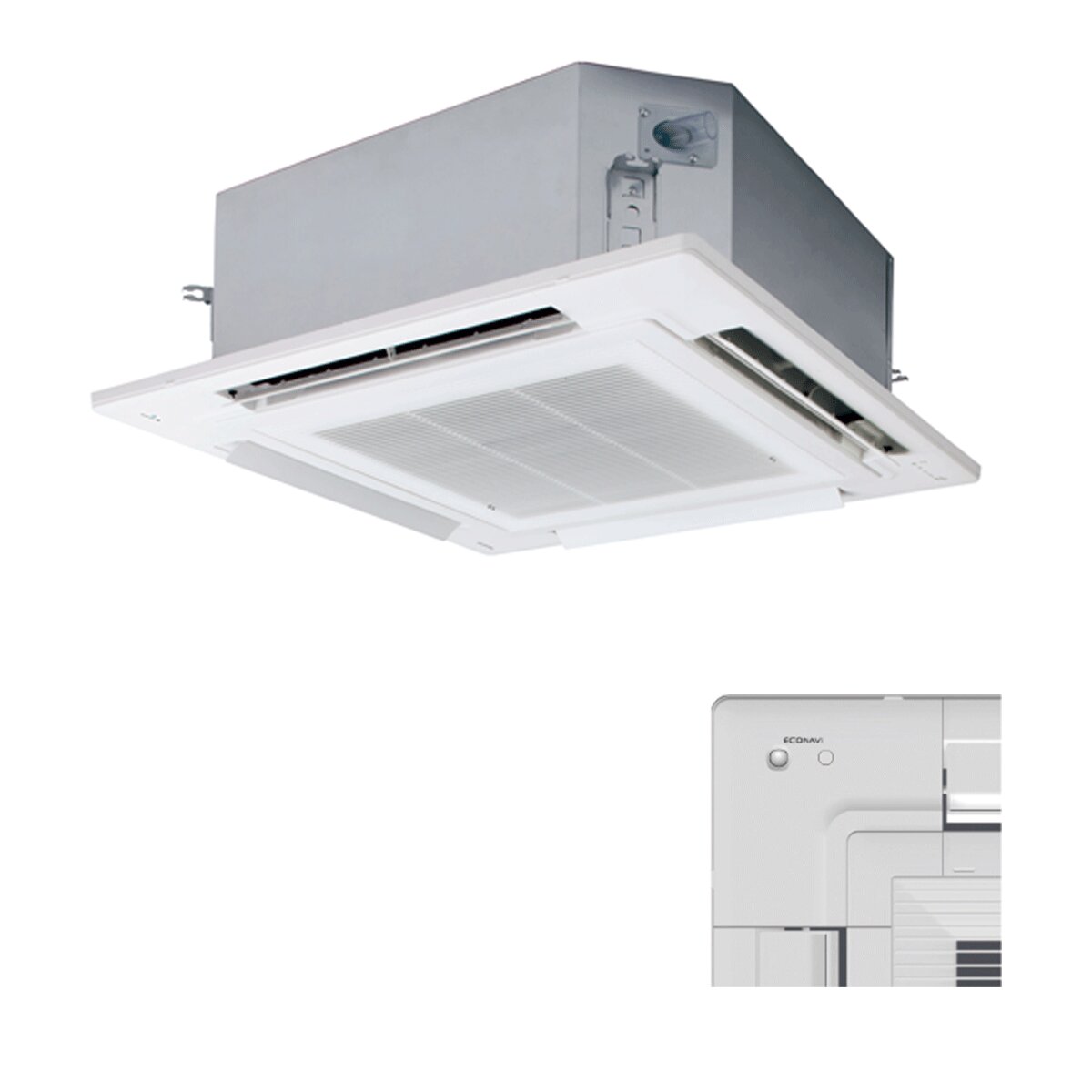 Climatiseur à cassette 4 voies Panasonic PACi NX Standard 21000 BTU R32 inverter A++/A++